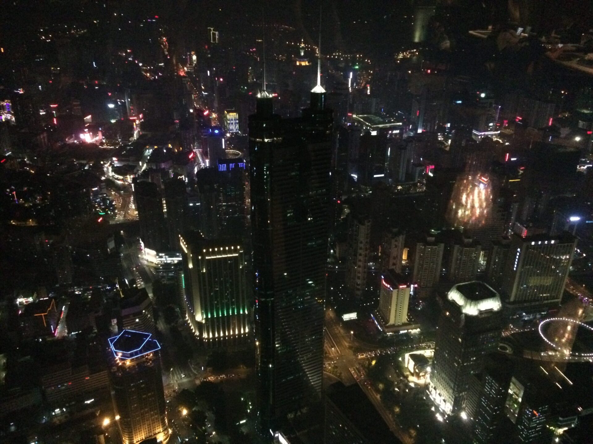 Shenzhen at night or Arkham city?